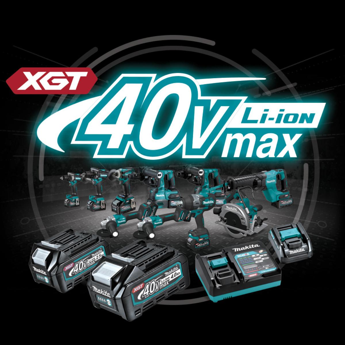 MAKITA 40V CORDLESS CLEANER / VACUUM + DRIVER DRILL CL001GA116 (Black) | DF002GZ