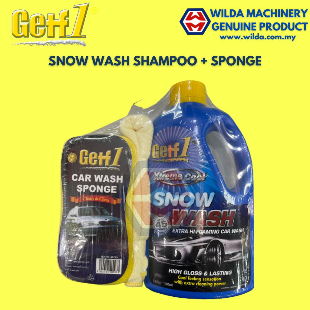 GETF1 Xtram Cool Snow Wash Extra HI-FOAMING Car Wash - 1000ML