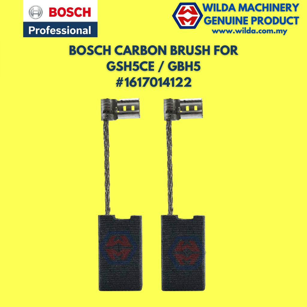 BOSCH CARBON BRUSH FOR GSH5CE / GBH5 #1617014122 | WILDA MACHINERY