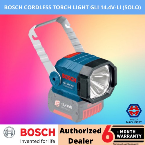 BOSCH CORDLESS TORCH LIGHT GLI (SOLO) WILDA MACHINERY