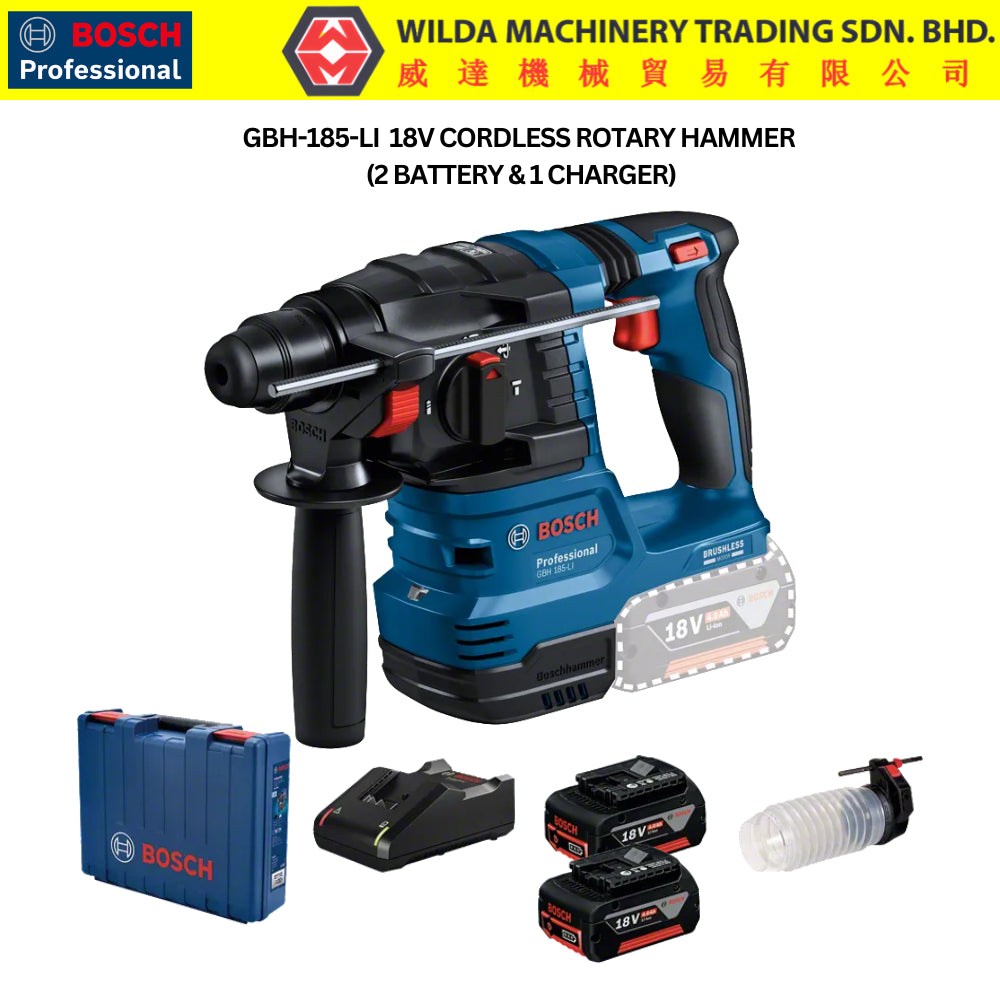 その他 GBH BOSCH GBH 185-LI 18V Cordless Rotary Hammer With SDS Plus