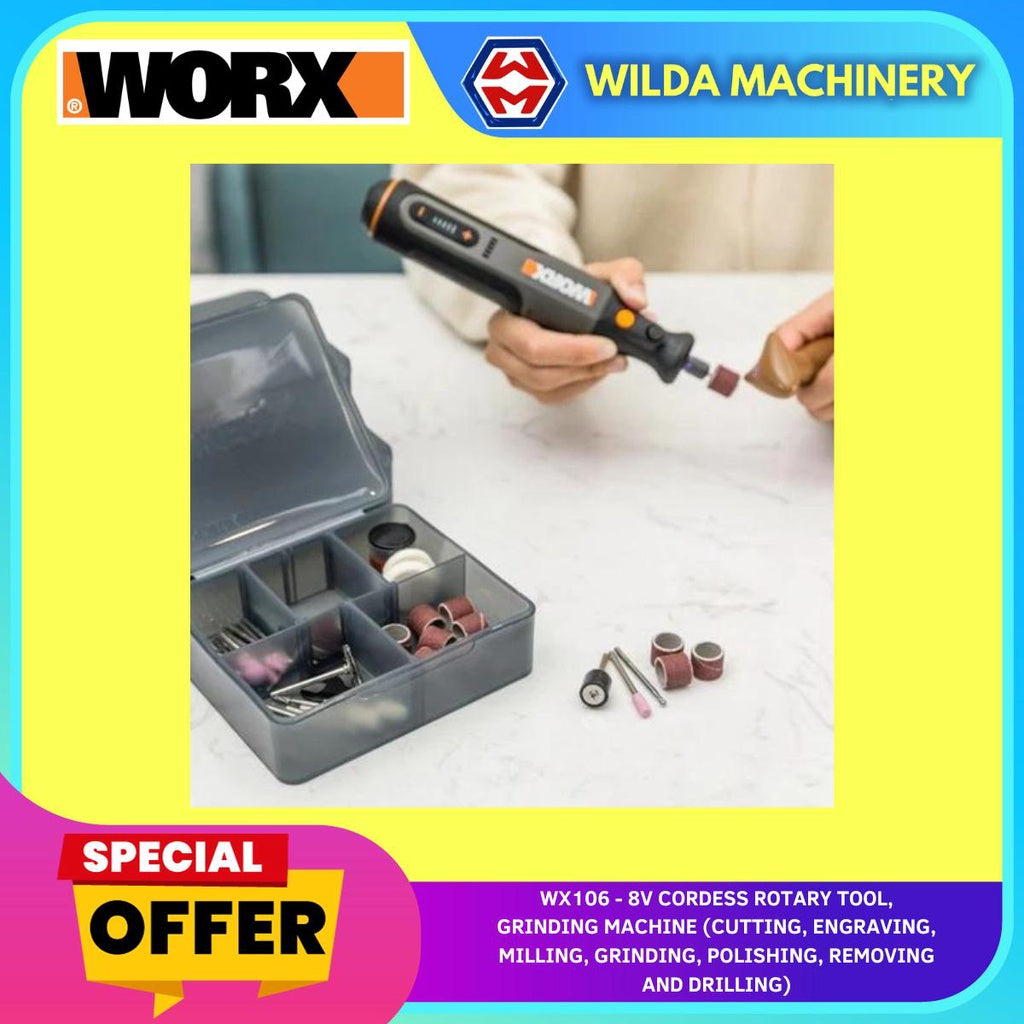 WORX WX106 8V 無線旋轉工具