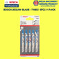 BOSCH JIGSAW BLADE FOR WOOD OR METAL(CARD)~T101AO WOOD,T118A METAL,T118B METAL,T144D WOOD,T244D WOOD,T308B