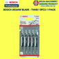 BOSCH JIGSAW BLADE FOR WOOD OR METAL(CARD)~T101AO WOOD,T118A METAL,T118B METAL,T144D WOOD,T244D WOOD,T308B