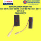 BOSCH CARBON BRUSH UNTUK GST 60 PB / GST 60 PBE / GST 80 PBE / GST 60 P / GST 25 M #2604320912 | JENTERA WILDA