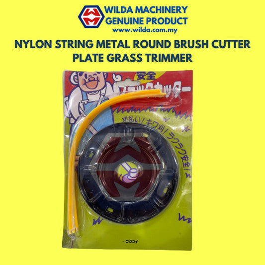 Nylon String Metal Round Brush Cutter Plate Grass Trimmer