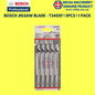 BOSCH JIGSAW BLADE FOR WOOD OR METAL(CARD)~T101AO WOOD,T118A METAL,T118B METAL,T144D WOOD,T244D WOOD,T308B