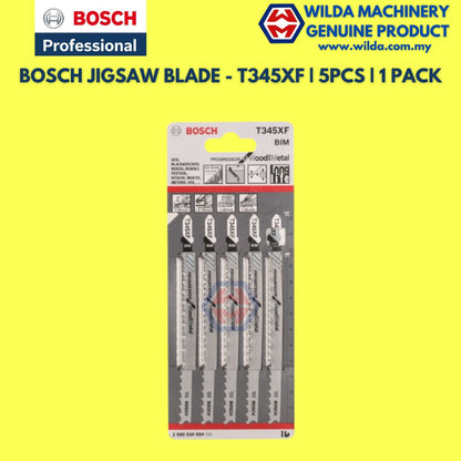 BOSCH JIGSAW BLADE FOR WOOD OR METAL(CARD)~T101AO WOOD,T118A METAL,T118B METAL,T144D WOOD,T244D WOOD,T308B