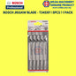 BOSCH JIGSAW BLADE FOR WOOD OR METAL(CARD)~T101AO WOOD,T118A METAL,T118B METAL,T144D WOOD,T244D WOOD,T308B