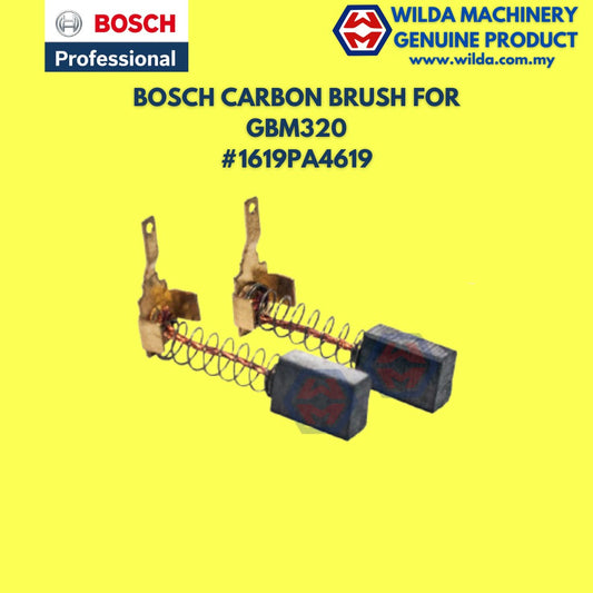 BOSCH CARBON BRUSH FOR GBM320 #1619PA4619 | WILDA MACHINERY