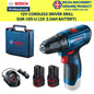 Bosch GSR120-LI GEN II Cordless Drill/Driver SOLO or Battery Charger Set WILDA MACHINERY