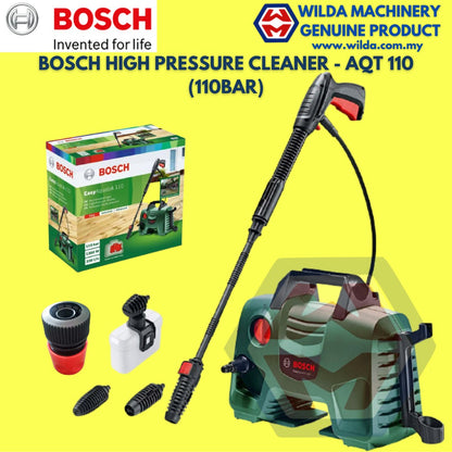 BOSCH AQUATAK 110 AQUATAK110 AQT110 AQT 110 HIGH PRESSURE CLEANER WATER JET MESIN CUCI KERETA WILDA MACHINERY CAR WASH