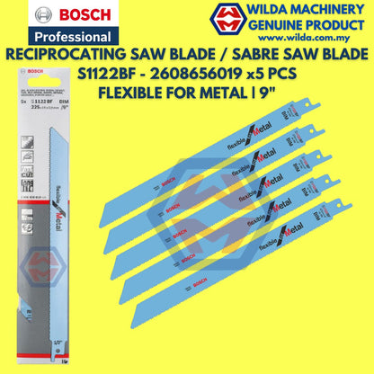 Bosch Sabre Saw Blade | S1122EF | S1122BF |  For Metal |  2608656020 | 2608656019 | WILDA MACHINERY