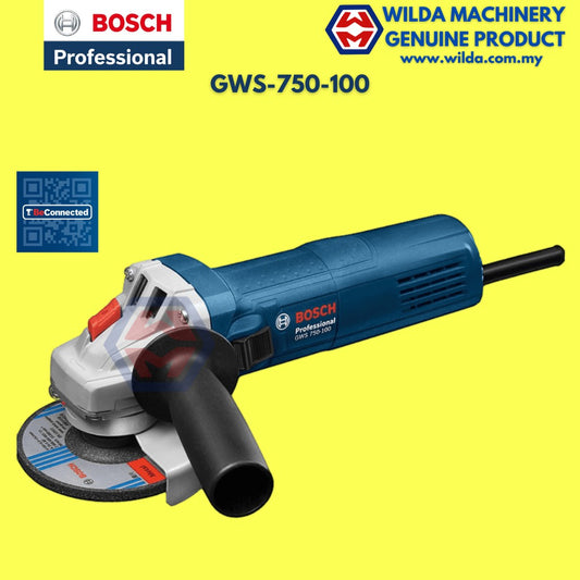 Bosch GWS 750-100 Professional Angle Grinder - 0 601 394 0L0 | WILDA MACHINERY