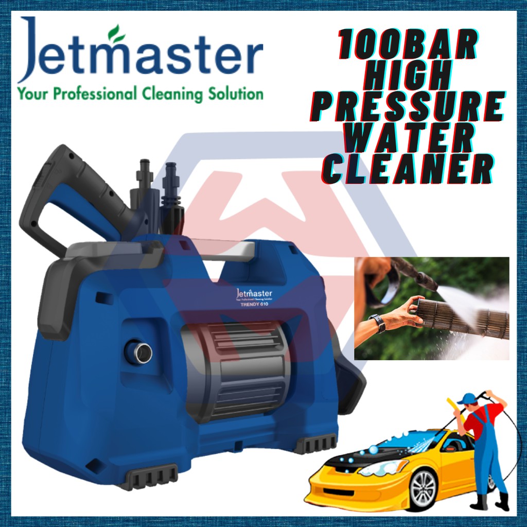 Jetmaster Trendy 610 High Pressure Cleaner (Induction Motor) WILDA MAC ...