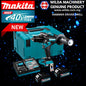 MAKITA HP001GD201 40V CORDLESS BRUSHLESS HAMMER DRIVER DRILL C/W 2X 2.5AH BATTERY & 1X FAST CHARGER