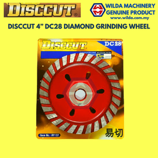 [DISCCUT] 4” DC28 Diamond Grinding Wheel