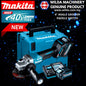 MAKITA GA011GM201 40V 4 吋 100MM 無線無刷角磨機（含 2 個 40V 4.0AH 電池和 1 個快速充電器）