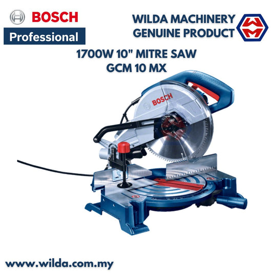 BOSCH GCM 10 MX Professional Mitre Saw 0601B290L0 WILDA MACHINERY