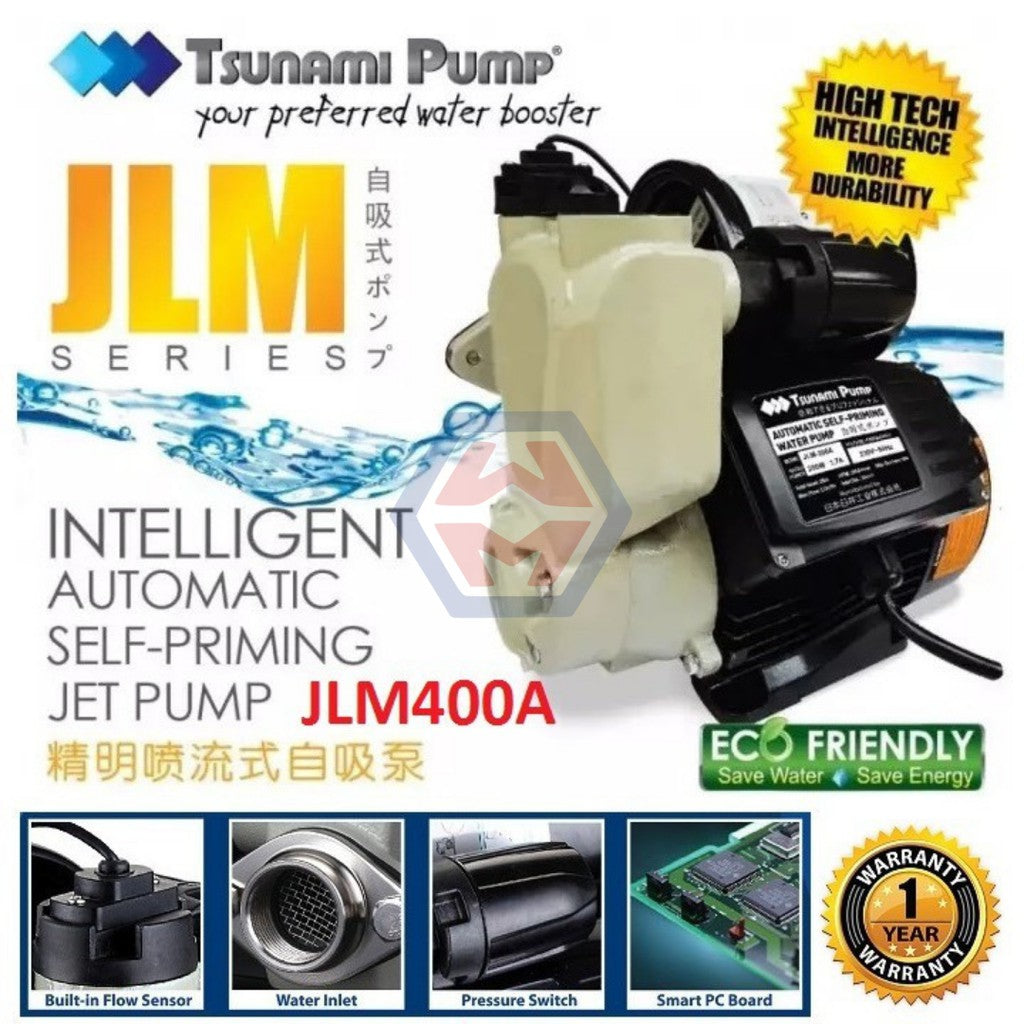 Tsunami JLM400A  Intelligent Automatic Self-Priming Jet Pump (1 YEAR WARRANTY)