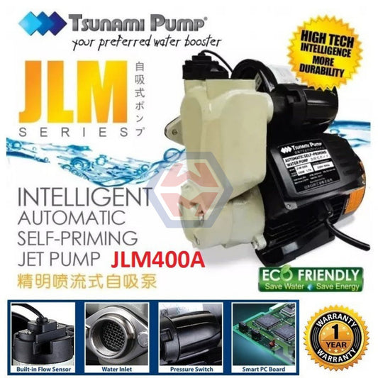 Tsunami JLM400A  Intelligent Automatic Self-Priming Jet Pump (1 YEAR WARRANTY)