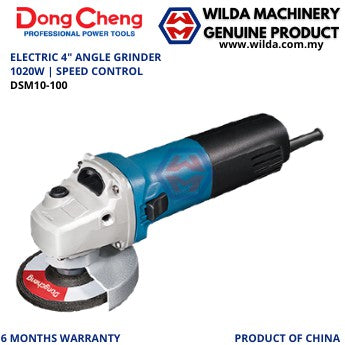 1020W Angle Grinder with Speed Control DongCheng DSM10-100 WILDA MACHINERY