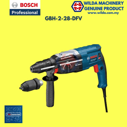 BOSCH GBH 2-28 DFV Professional Rotary Hammer With SDS-Plus (HD) - 06112672L1 | WILDA MACHINERY