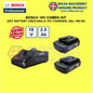 BOSCH 18V LITHIUM-ION KIT SET | 2X 2.0AH BATTERIES & GAL 18V-20 CHARGER