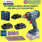 Bosch GDX-180-LI Pemacu Kesan Tanpa Kord/Sepana FOC 10 PCS PH2 SCREW BIT | Jentera Wilda