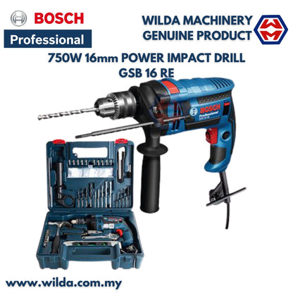 BOSCH GSB 16 RE (Set Mod Tiupan) Kit Gerudi Kesan - 06012281L2 WILDA MACHINERY