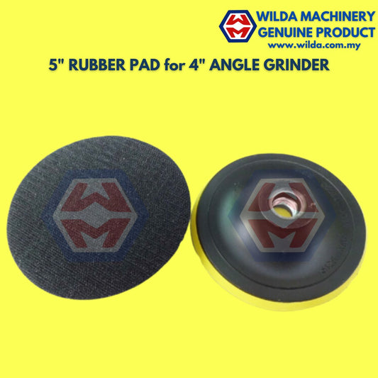 5" Backer Pad Polishing Buffing Plate Rubber / Rubber Pad | WILDA MACHINERY