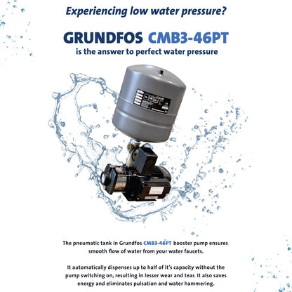 Grundfos CMB3-46 PT Pam Penggalak Tekanan Air Rumah