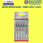BOSCH JIGSAW BLADE FOR WOOD OR METAL(CARD)~T101AO WOOD,T118A METAL,T118B METAL,T144D WOOD,T244D WOOD,T308B