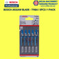 BOSCH JIGSAW BLADE FOR WOOD OR METAL(CARD)~T101AO WOOD,T118A METAL,T118B METAL,T144D WOOD,T244D WOOD,T308B