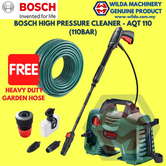 BOSCH AQUATAK 110 AQUATAK110 AQT110 AQT 110 HIGH PRESSURE CLEANER WATER JET MESIN CUCI KERETA WILDA MACHINERY CAR WASH