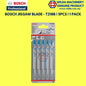 BOSCH JIGSAW BLADE FOR WOOD OR METAL(CARD)~T101AO WOOD,T118A METAL,T118B METAL,T144D WOOD,T244D WOOD,T308B