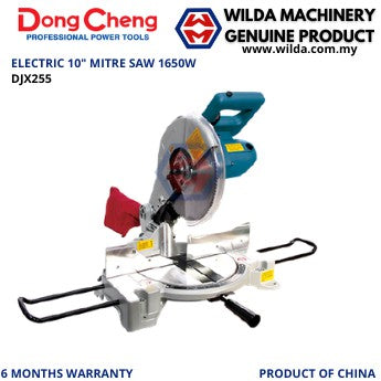1650W Electric Miter Saw DongCheng DJX255 WILDA MACHINERY