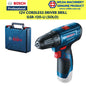 Bosch GSR120-LI GEN II Cordless Drill/Driver SOLO or Battery Charger Set WILDA MACHINERY