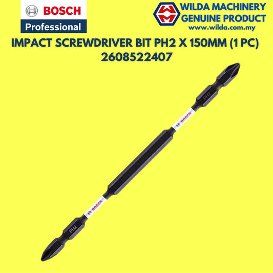 BOSCH Tax Single / High Stretch Power Ph2 Screwdriver Head Set 150mm 2608522407 High