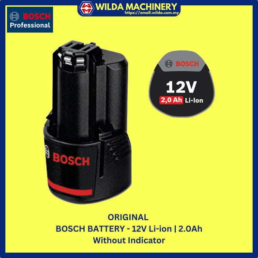 ORIGINAL | GENUINE - BOSCH BATTERY 12V, 18V - WITH WARRANTY