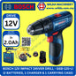BOSCH GSB 120-LI (GEN 2) Professional Cordless Impact Drill Kit (with 2 Battery & Charger) WILDA MACHINERY