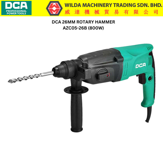DCA AZC05-26B Rotary Hammer Drill Power Tools Electric Hacker Hammer Drill Mesin Penebuk Dinding