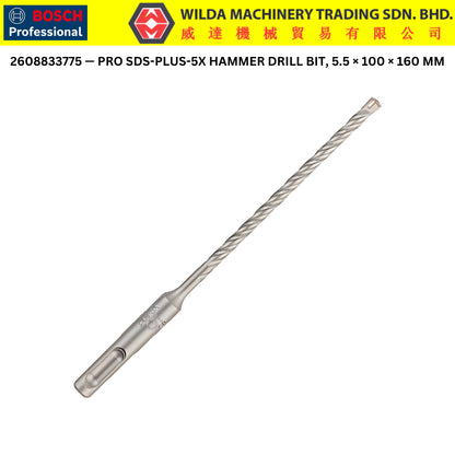 Bosch SDS-PLUS-1 / PRO SDS-PLUS-5X Concrete Drill Bits