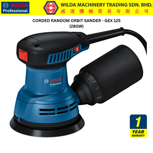 BOSCH GEX125 (SPEED CONTROL) Random Orbit Sander