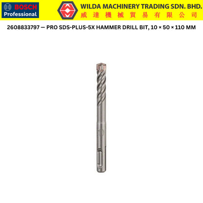 Bosch SDS-PLUS-1 / PRO SDS-PLUS-5X Concrete Drill Bits