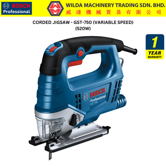 Bosch GST750 GST 750=GST700 Electric Jigsaw Machine Wood Metal Cutting Jigsaw Mesin Gergaji Pemotong Kayu 06015B41L0