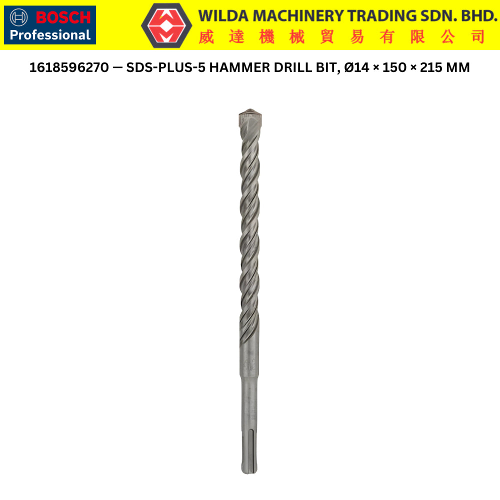 Bosch SDS-PLUS-1 / PRO SDS-PLUS-5X Concrete Drill Bits