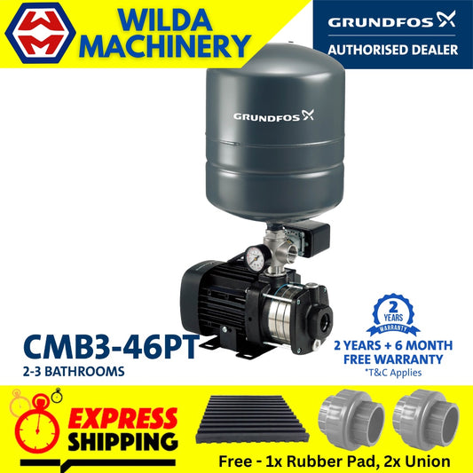Grundfos CMB3-46 PT Home Water Pressure Booster Pump