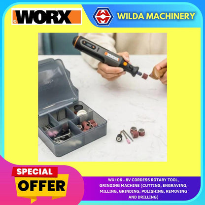 WORX WX106 8V 無線旋轉工具